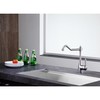 Anzzi Patriarch Single Handle Standard Kitchen Faucet in Brushed Nickel KF-AZ198BN